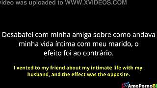 Cuckquean Watches Husband with Brazilian Big Ass Clit Milf