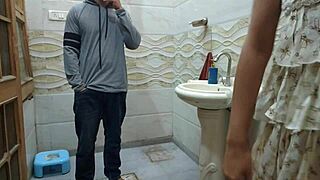 Desi Stepdad Punishes Smoking Young Stepdaughter with Rough Outdoor Fuck