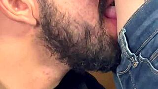 omg this latina's belly button is so damn sexy during her massage