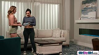 petite milf footjobs blonde neighbor's wet pussy with toes