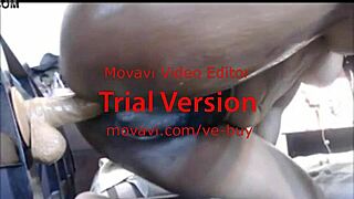 I'm Exploding Cum Everywhere in Ebony Solo Squirting!!