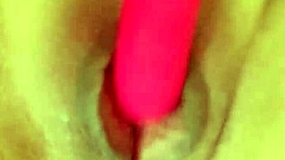 my pussy lips spread wide on this dildo toy