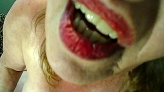 Slick oiled big ass hairy pussy American housewife teases with IR roleplay humiliation name calling wet natural tits