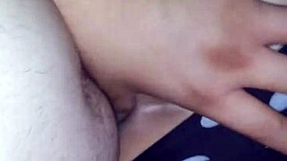 he slides into his woman's wet pussy for a casual pounding session at home