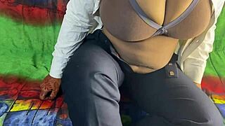 exotic indian wife teases with intimate fingering play