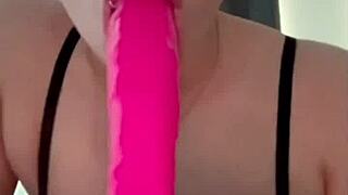 Horny British teen coed 18+ squirts solo on webcam toys orgasm pov high def masturbation