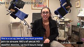 tsayyy sneaks up on lilly hall in latex heels and cuffs