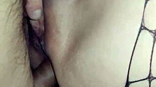 pull those stockings down and fuck my open holes up close