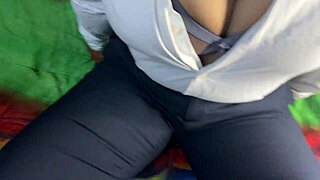 exotic indian wife teases with intimate fingering play