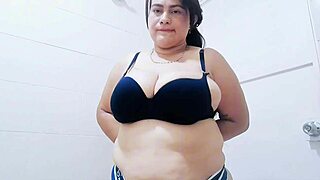 busty fat slut w nipple clamps fucks pussy w fake cock... crave my cum slut ass??