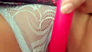 my pussy lips spread wide on this dildo toy