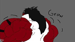 i watched wendy's muscles grow so huge and powerful every day