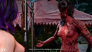 damn those bouncy boobs in lesbian tit play fun