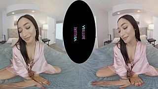 vrallure tests petite asian avery black's toy masturbation skills up close