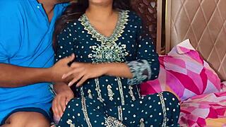 my pregnant indian wife teases hairy pussy cumshot but no fucking for my small cock 😩💦