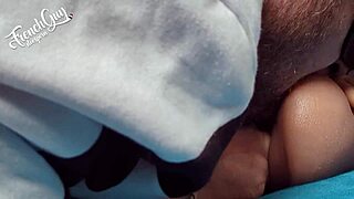 Fucking french guy shoves tongue up your ass clamps on pussy with dirty insults