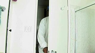 Ebony babe slammed hard by monster black cock in bathroom