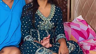 my pregnant indian wife teases hairy pussy cumshot but no fucking for my small cock 😩💦