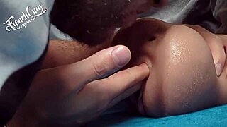 Fucking french guy shoves tongue up your ass clamps on pussy with dirty insults