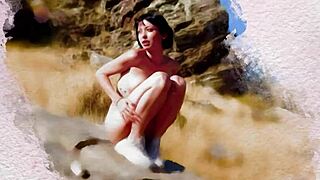 Sexy All-Natural Teen 18+ Hikes and Poses Revealing Hot Petite Body Outdoors