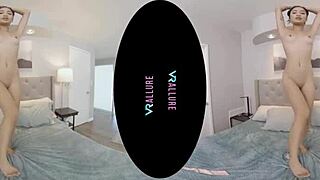 vrallure tests petite asian avery black's toy masturbation skills up close