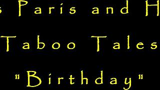 ms paris taboo birthday creampie closeup shaved pussy pierced nipples homemade milf