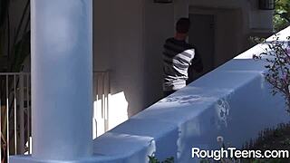 Jojo kiss nice boobs suck dick hard fucked rough petite