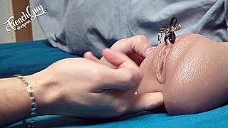 Fucking french guy shoves tongue up your ass clamps on pussy with dirty insults