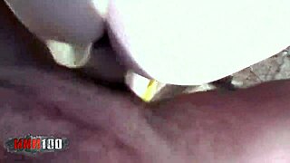 Skinny french blonde starla hunts cock outdoors pov fucked rough