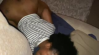 sexy couple rolls around tangled in sheets exploring bodies wildly