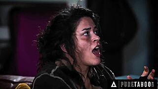 Pure Taboo: Homeless Victoria Voxxx Tricks Married Milf Bride into Sloppy Deepthroat Suck