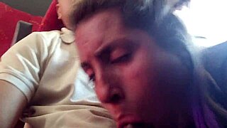 grumpy blonde chats up stranger on public bus ride