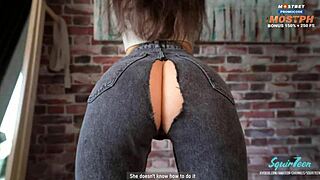 Stepfather Ripped My Jeans For Rough Creampie In Tight Pussy Daddy Talk POV