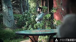 Pure Taboo: Homeless Victoria Voxxx Tricks Married Milf Bride into Sloppy Deepthroat Suck