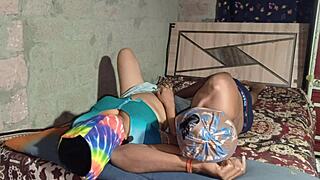 Desi Village Bhabhi Rides Husband's Cock Hard