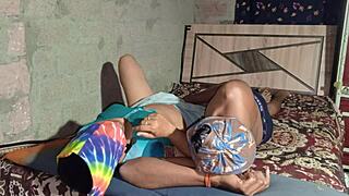 Desi Village Bhabhi Rides Husband's Cock Hard