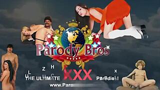 blonde milf fingers and licks in airplane sex parody