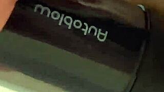 teasing cock extraction demo with vacuglide autoblow machine