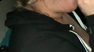 This chick casually gulps down a massive black monster cock without hesitation