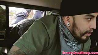 cuckold watches girlfriend deepthroat face fucked until cum explosion