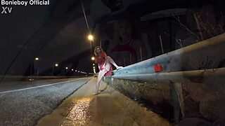 julia north's wild 1000 km trip packed with public pissings and squirtings