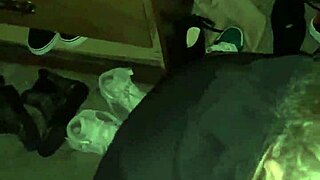 This chick casually gulps down a massive black monster cock without hesitation