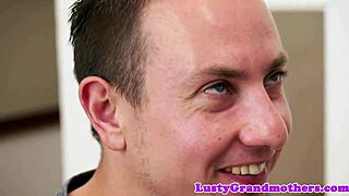 Granny's hairy pussy gets seduced and screwed missionary... saggy tits bounce with European mature cum 😘💦