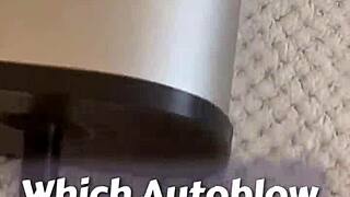 teasing cock extraction demo with vacuglide autoblow machine