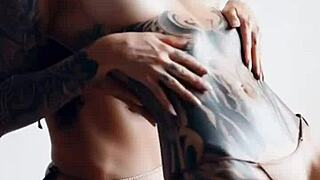 Skin Tattoo Girl Gets Deep Massage From Dr Touching Every Inked Spot Sensually