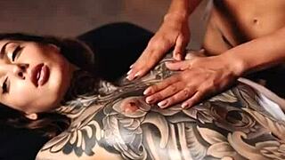 Skin Tattoo Girl Gets Deep Massage From Dr Touching Every Inked Spot Sensually