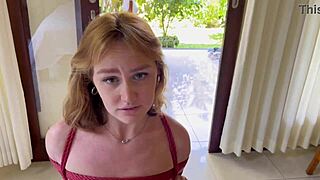 damn this tied-up babe deepthroats my throbbing cock so good 😩🍆💦