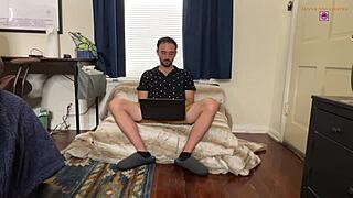 Ophelia Kaan takes huge cock deepthroat choking then dirty anal assfucking in bedroom wet pussy lick