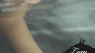 Lexy Lohan teases her wet pussy fingers deep in jacuzzi bliss