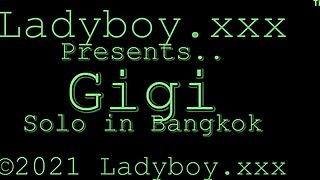 gigi the sexy thai ladyboy strokes her monster cock solo just for you 😘🍆✨